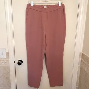 Mauve JCREW dressy joggers